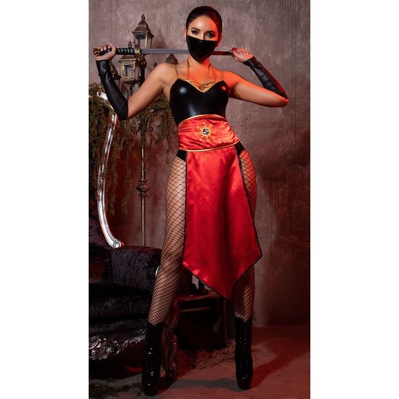 NEW Yandy Violent Warfare Assassin Ninja Sexy Costume Size Small - Picture 5 of 10